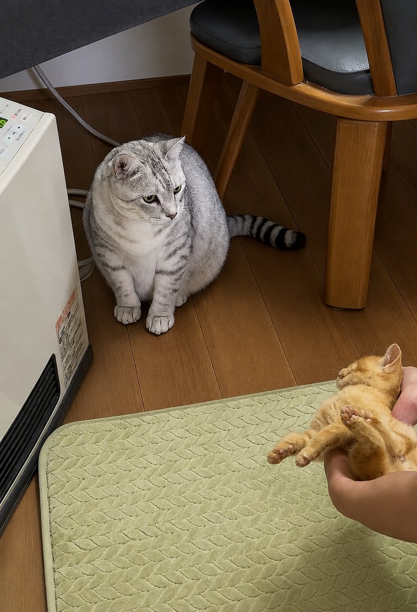 シュルと茶々